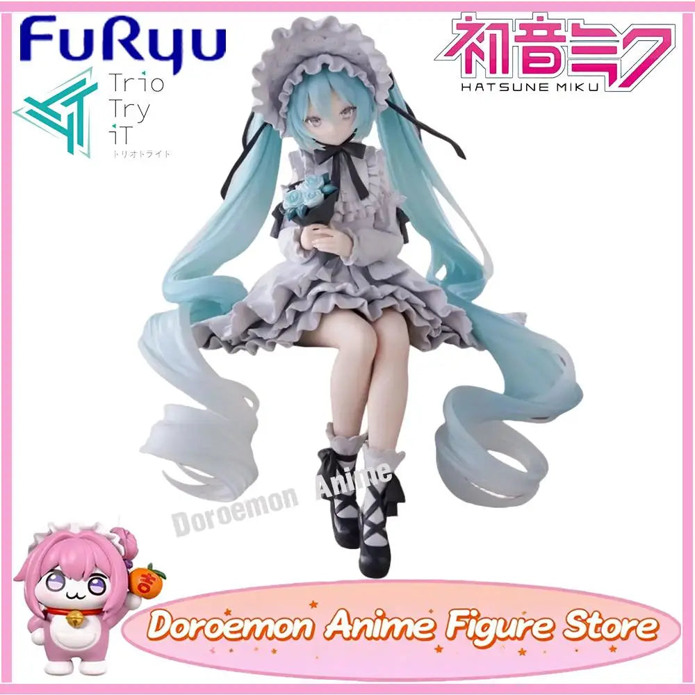 Pre-Order Original Furyu Noodle Stopper Figure Hatsune Miku Vintage Doll Collectible Kawaii Anime Figures Cute Girls Model Toys