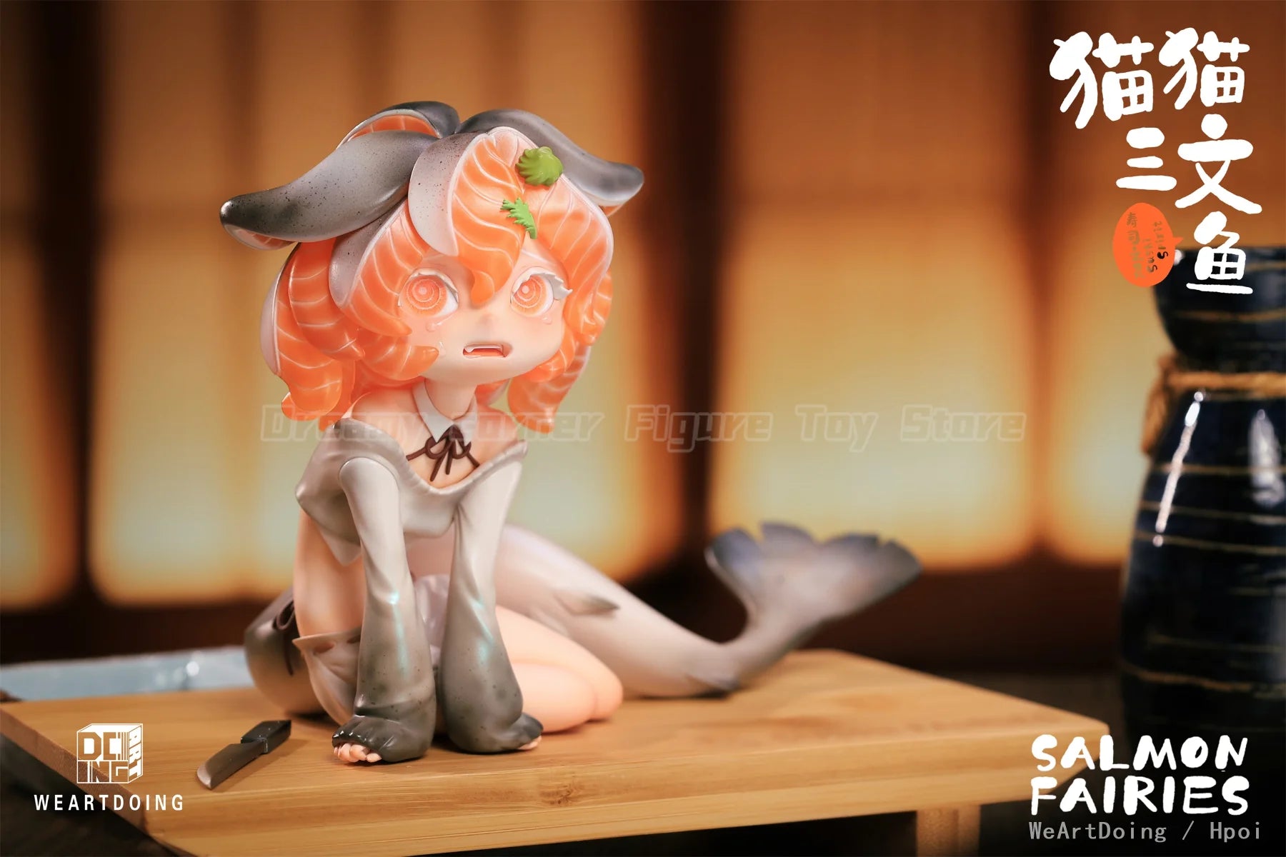 【In Stock】Original WeArtDoing SALMON FAIRIES Chulu Shenbei Figure Collection Gift Ornament