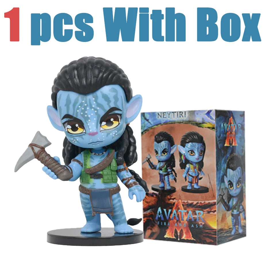 Avatar 2 Neytiri & Jake Sully PVC Figure Model Small Statues Collectibles Desktop Decorations Doll Models Decorations Gifts