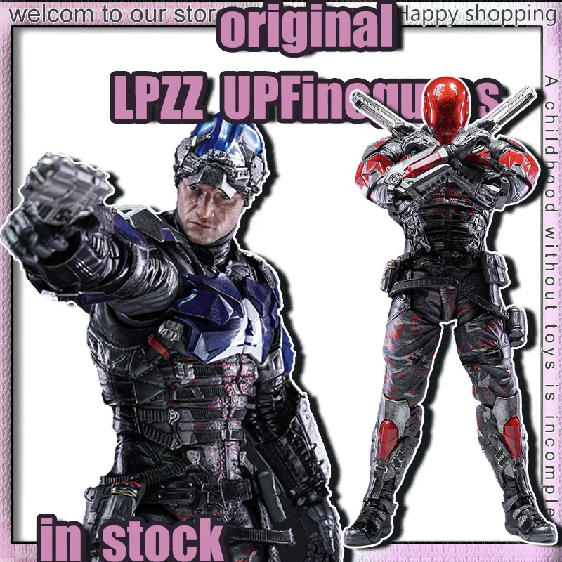 【OCT.】LPZZ UPFinegures 1/12 Batman Arkham Knight Action Figures DC004 Red Hood Batman Figurine Jason Todd Collectible Model Toys