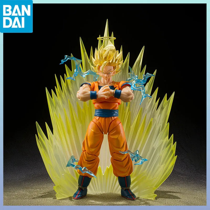 BANDAI In Stock S.H.Figuarts Son Goku SSJ2 Exclusive Edition Dragon Ball Z Official PVC ABS Articulated Collectible for Fans New