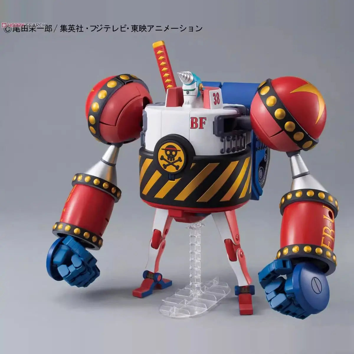 Bandai One Piece Franky Actionfigur General Franky Anime Iron Pirates Modellspielzeug für Jungen