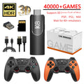 Velec K8 Max Game Stick Retro Video Game Console 64G 40000+ Games Dual Wireless 2.4G Controller Console for Kids Christmas Gift