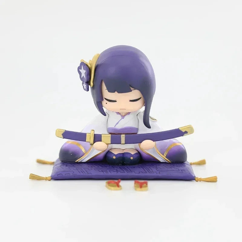 34cm Raiden Shogun Sexy Anime Girl Figure GK Beelzebul Yae Miko Action Figure Ningguang Figurine Collectible Model Doll Toy Gift