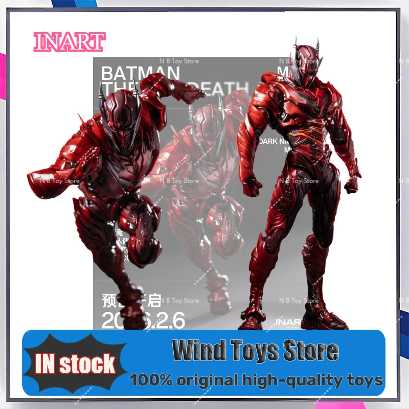 New INART Action MAG-C001 1/12 Batman The Red Death Action Figure Model Kit Dark Nights Metal The Flash Comic Bruce Wayne Toys