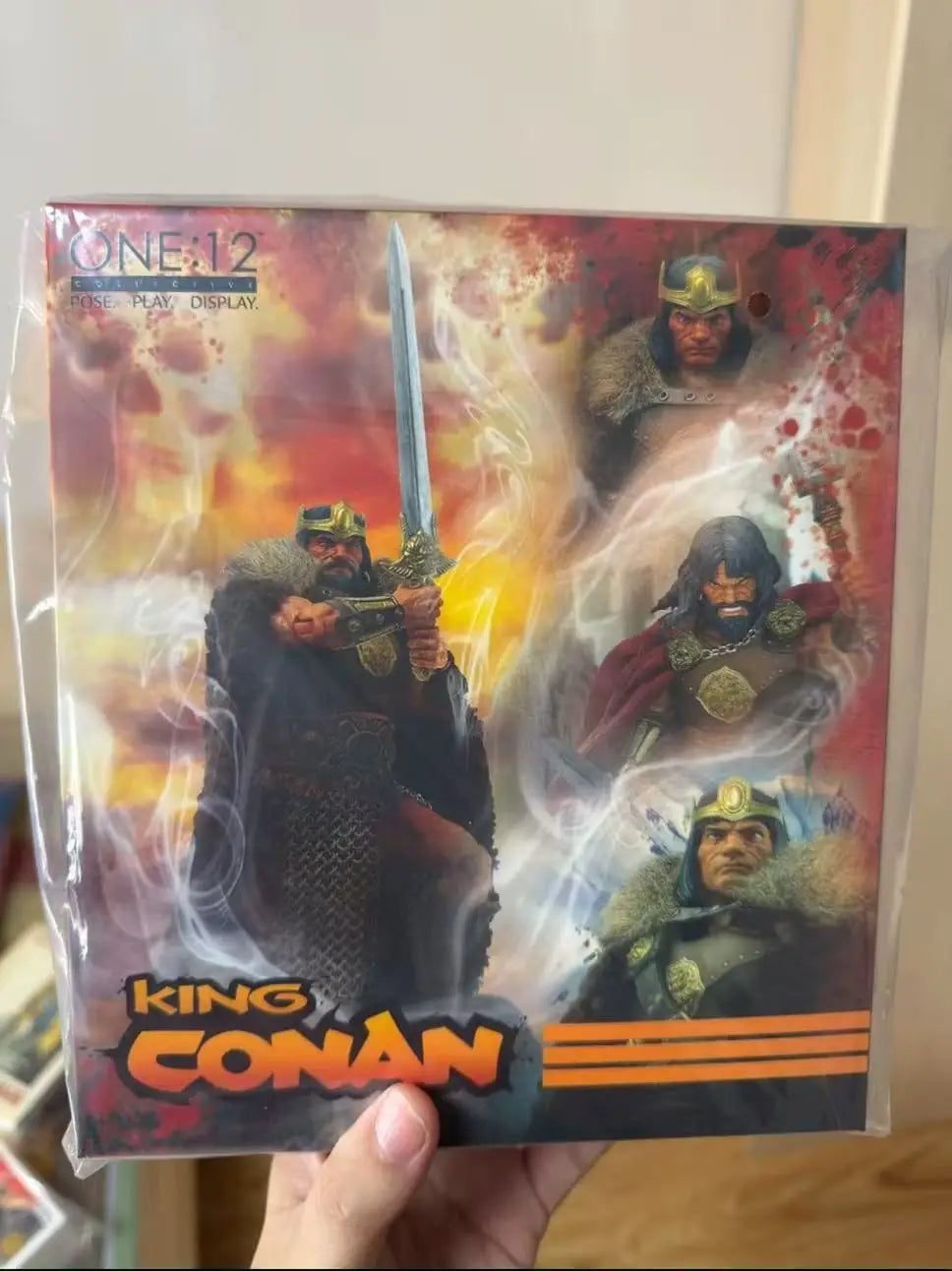 Spot Meizco Ant ONE: 12 King Conan Barbarian Conan Figure Model Collection Toy Gift Anime Series