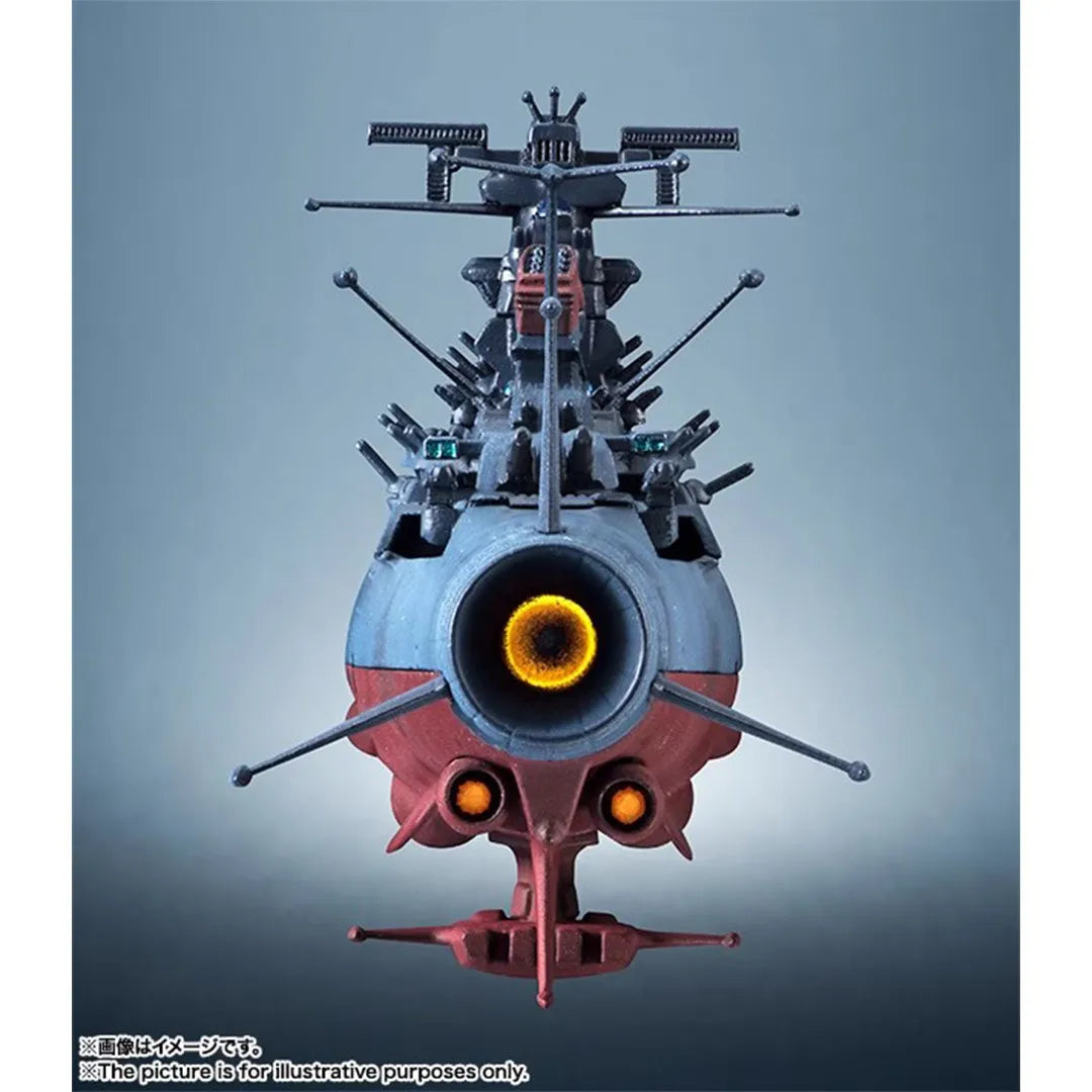 In Stock Bandai Hui Ship Collection 1/2000 Yamato Space Battleship YAMATO Reprint Finished Product Model Movable Figure