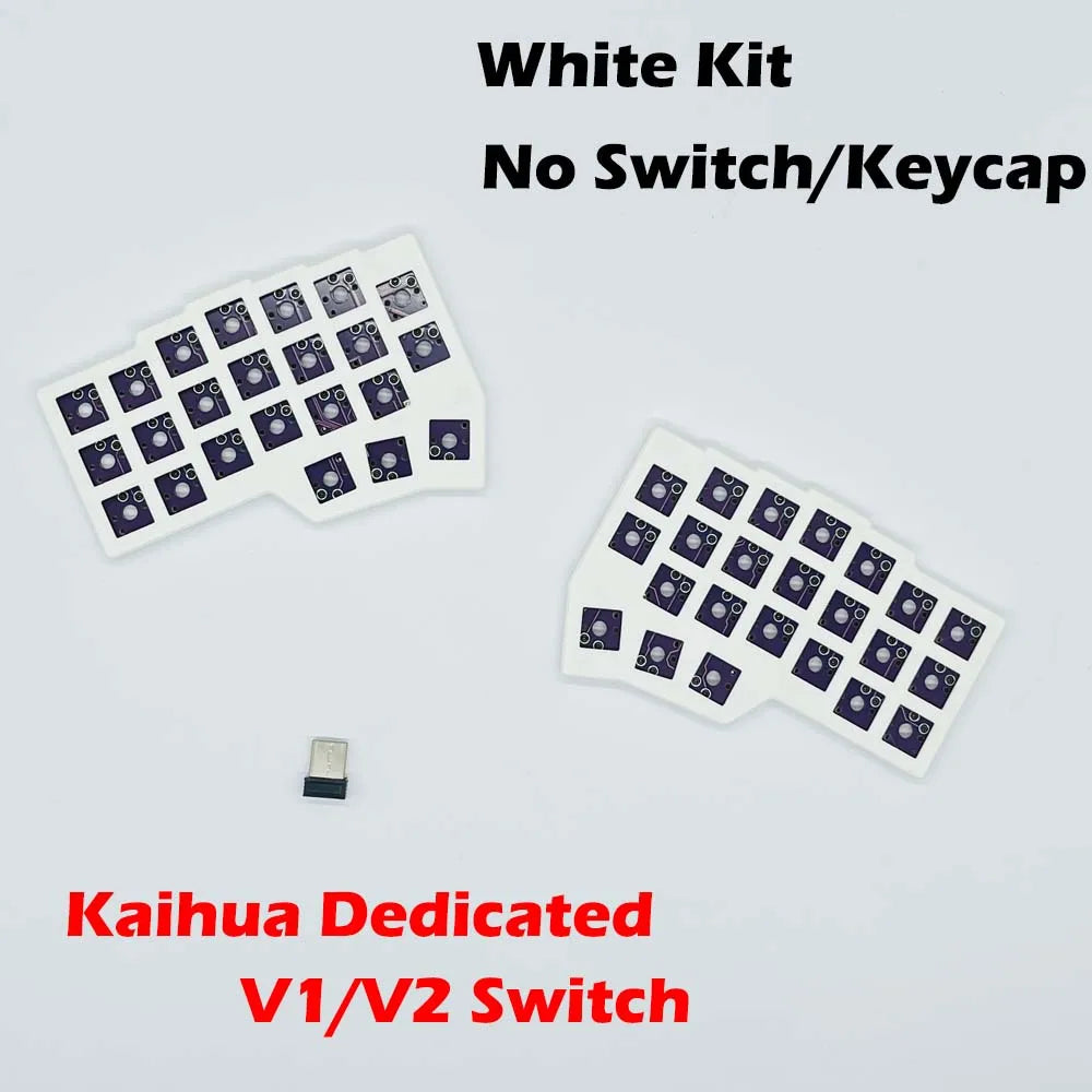 CHOC CORNE V4.1 Low Profile Ultrathin Split Mechanical Keyboard Hot-swap Kaih V1/V2 Switch 2.4G Wireless VIAL Programmable