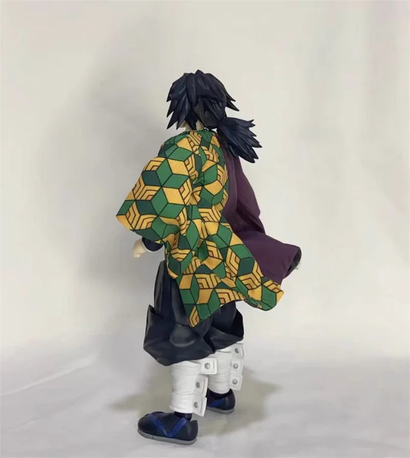 Japanischer Anime im Maßstab 1/12, Dämonentöter, Klingenrolle, Tomioka Yoshiaki, Stoffumhang, Kimono, passend für 6-Zoll-SHF-Actionfiguren-Körpermodelle