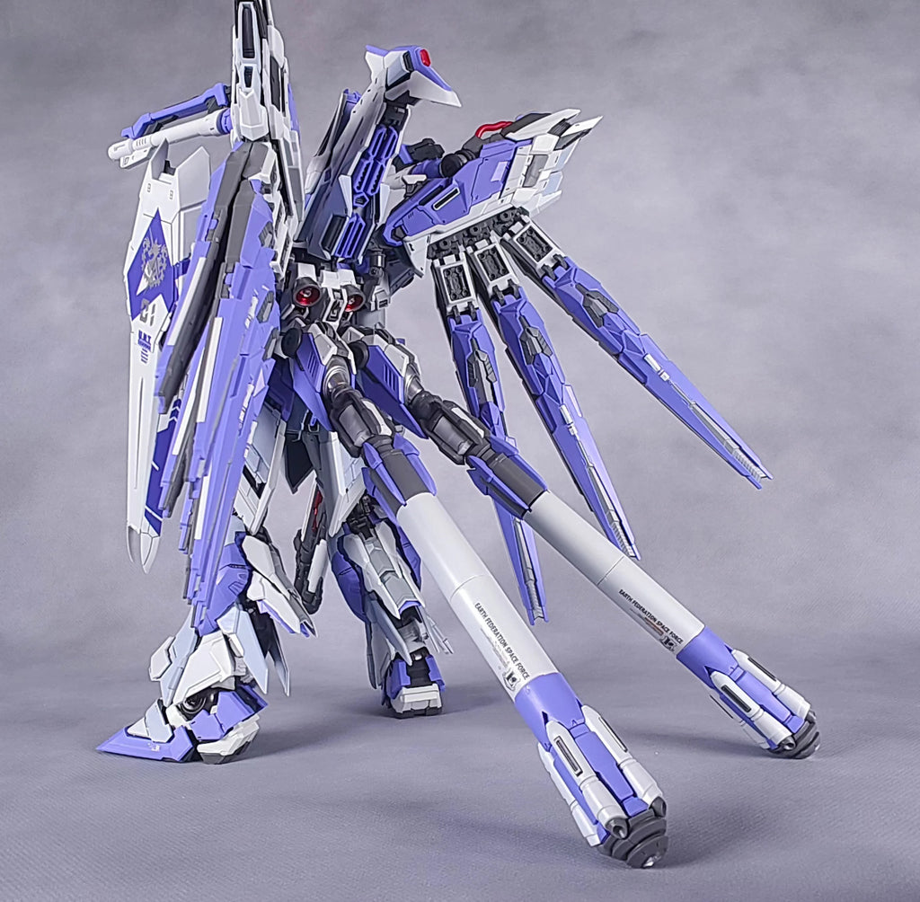 In Stock V-TIGER VT01 Hi-V 1/100 Assembly Model Toys RX-93-v2 YUJIAOLAND Hi-V GK Pre-coating Alloy skeleton model The 2/3 batch