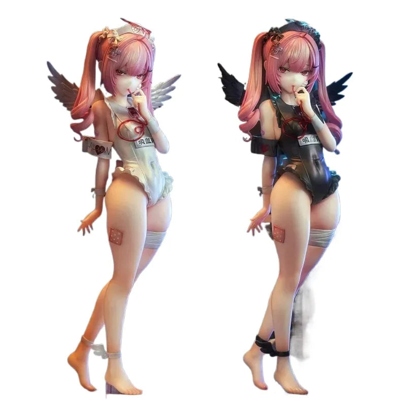 26cm Tsukuyomi Riko Trainee Nurse Bibi Buttons 1/6 Girls Toys Chinese Anime PVC Action Figure Toy Game Collection Model Doll
