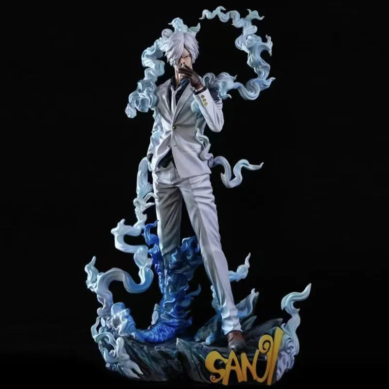 28cm Anime One Piece Figure Sanji Figures Smoking Sanji Figurine Statue Pvc Collection Model Decoration Doll Toys Gifts
