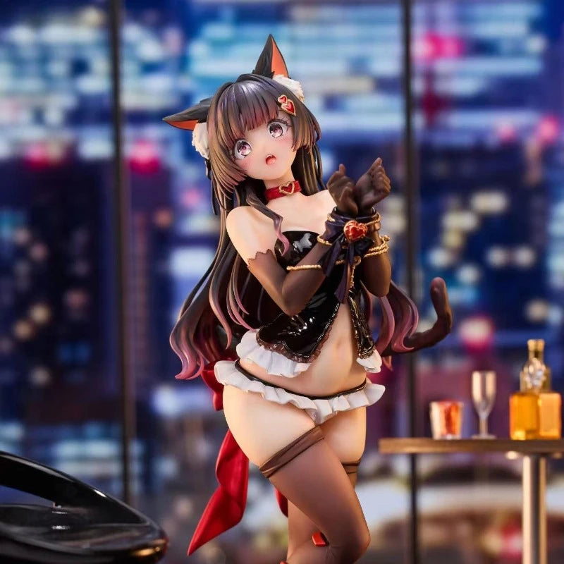 In stock Original SIKI ANIM un gato retenido 24,9 cm Lovina Anime figura modelo colección