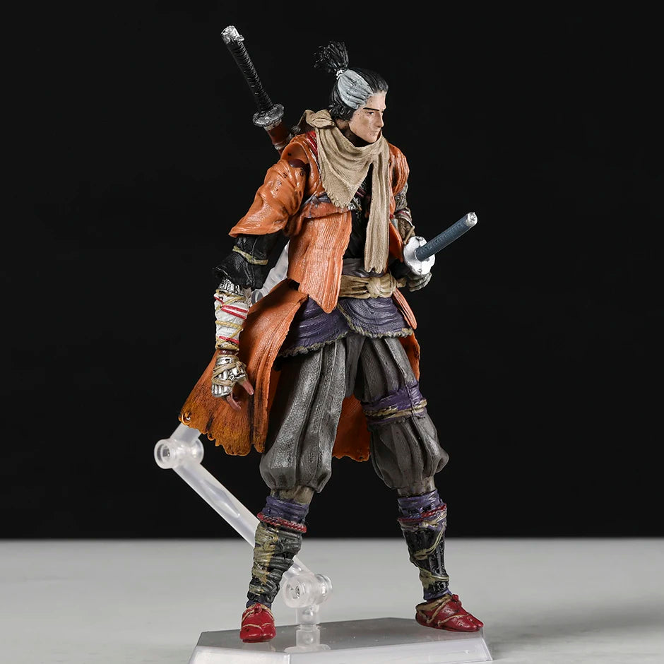 Figma Shadows Die Twice 483-DX Sekiro Actionfigur, Sammlerstück, bewegliche Gelenke, Modellspielzeug