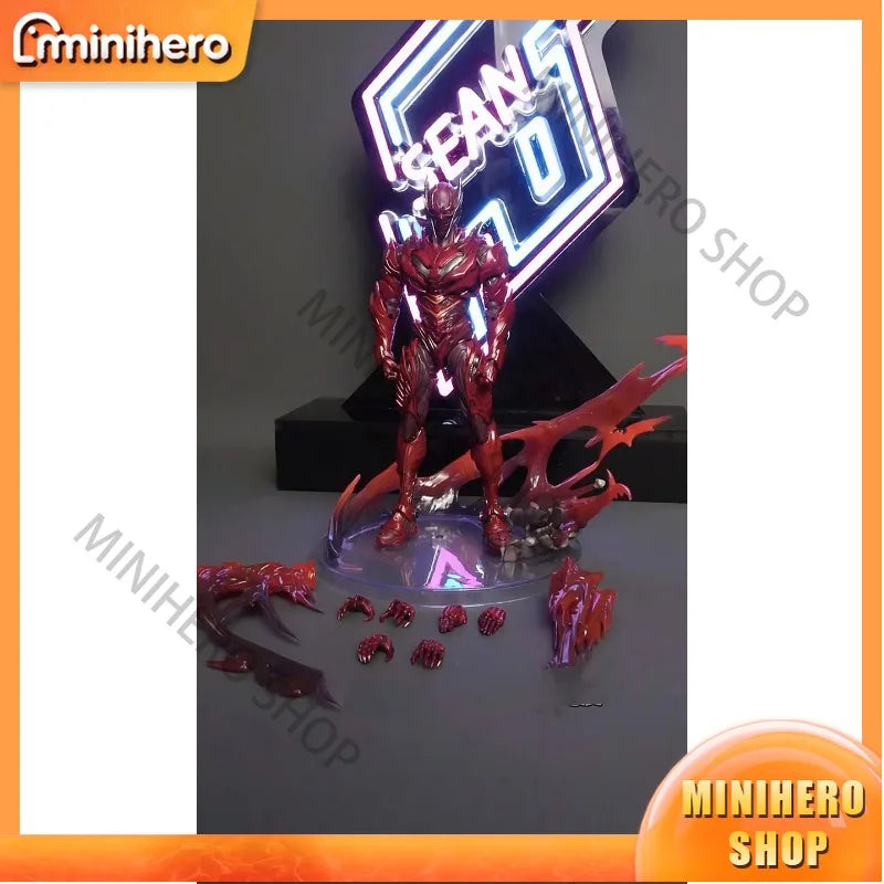 【Pre-sale】 INART 1/12 Scale Red Death Batman Action Figure with FX Base - Dark Nights: Metal Series  Comics Collectible Toy