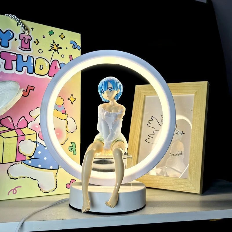 Hatsune Miku anime peripheral creative figure table lamp high-value night light children's birthday gifts desktop ornaments