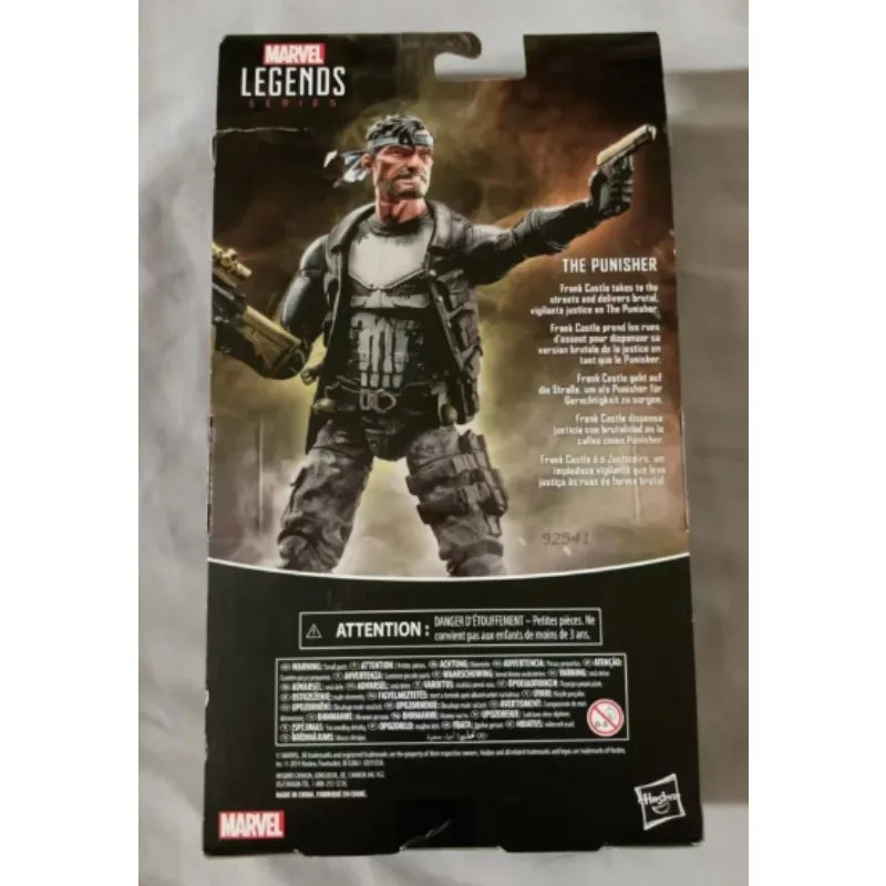 Original Hasbro Marvel Legends Series The PUNISHER Anime Figure Toy Collection Gift