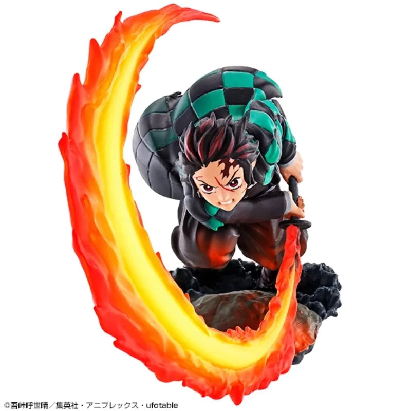 MegaHouse Genuine Demon Slayer Anime Character Kamado Tanjirou Kanao Tsuyuri Kids Christmas Gift Collection Action Toys Model