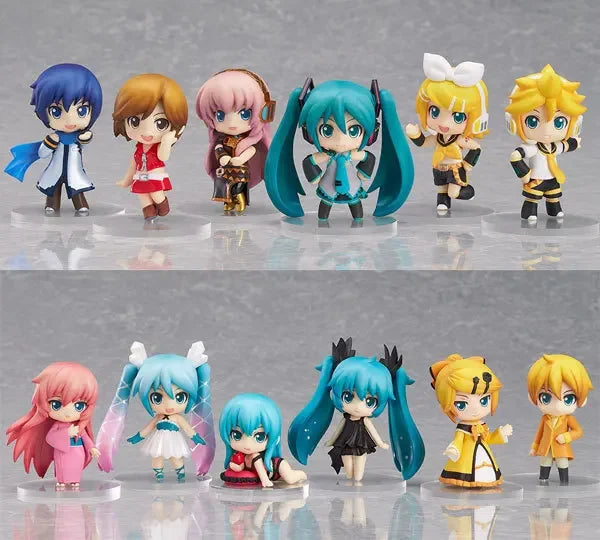 6pcs/set Hatsune Miku virtual singer Anime action figure 3D PVC model Character Cosplay Accessories Toys Statue Christmas Gift