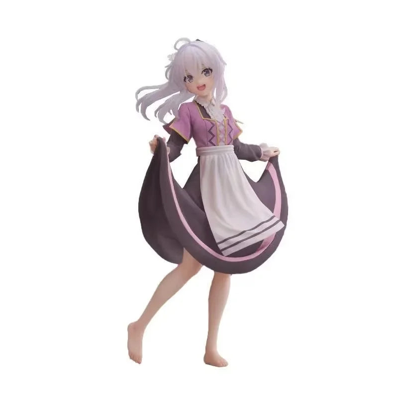 Taito Ilyina Magic Wand Action Figure Baozitou with Sakura Kimono Design Beautiful Young Girl Collectible Jing Pin Garage Toy