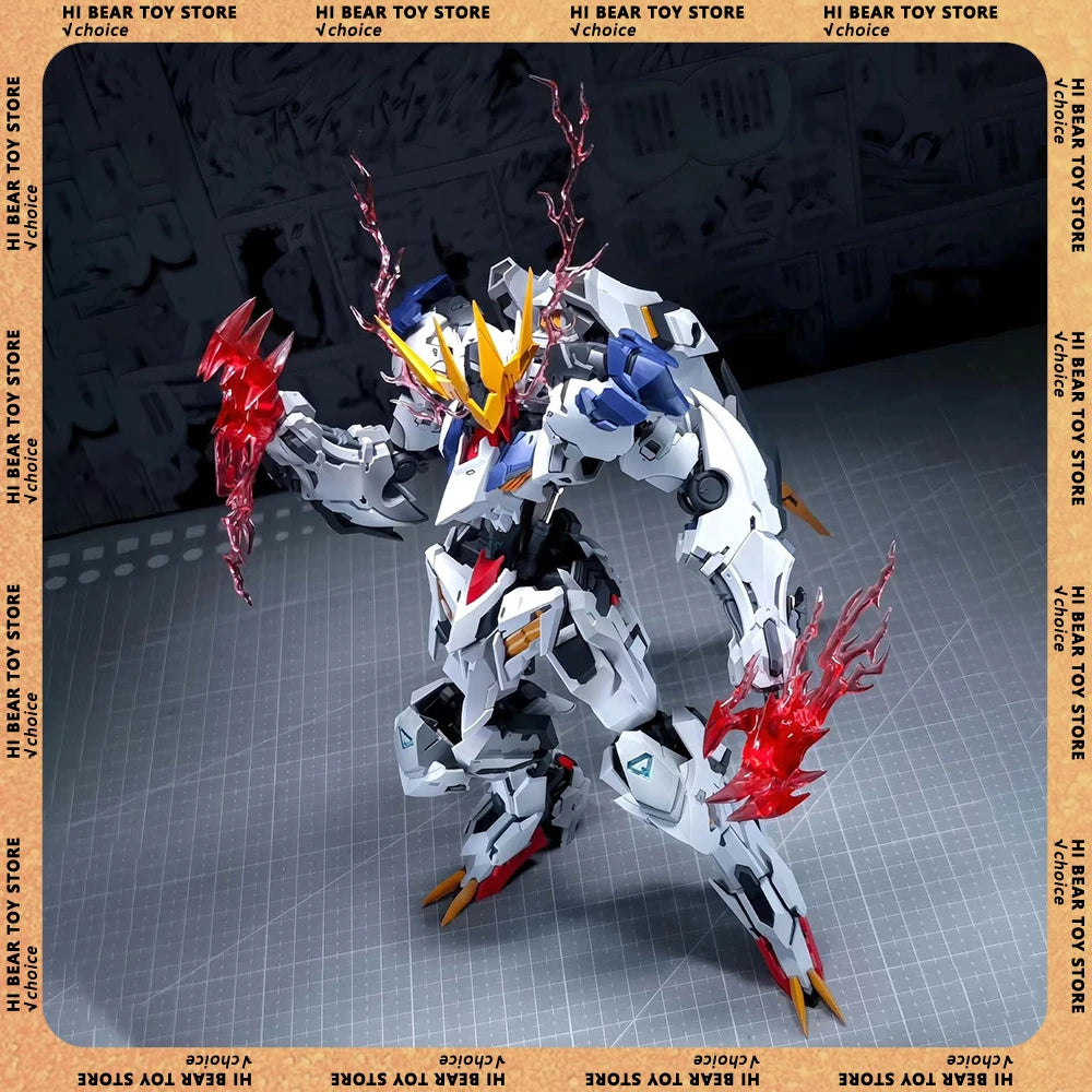 1/100 Wolf Model Barbatos Assembly Model Kit Wolf Technology Alloy Skeleton Action Figure Doll Statue Collection Model Toys Gift