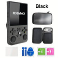 Open Source R36Max Newest Handheld Game Console Portable Hand Held 4.0-in 4k HD IPS Screen Large Battery