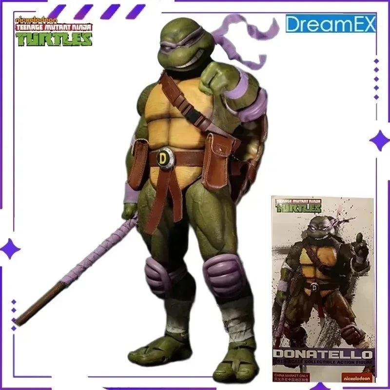 Authentic DreamEX Original Ninja Turtles Series Michelangelo&Donatello 1/6 Anime Mobile Doll Model Toy Gift Collection in Stock