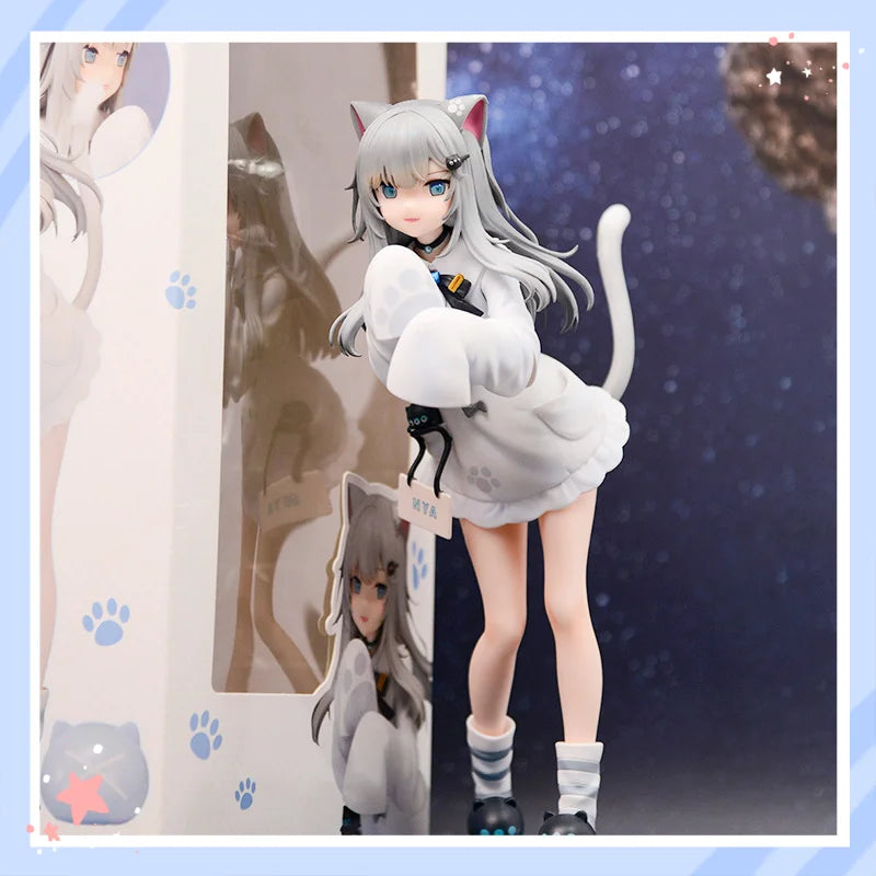 Nekota Shizuku Cat Girl Figure High Quality Premium Amashiro Natsuki Anime Manga Statue Desktop Decor Gift For Anime Fans Otaku