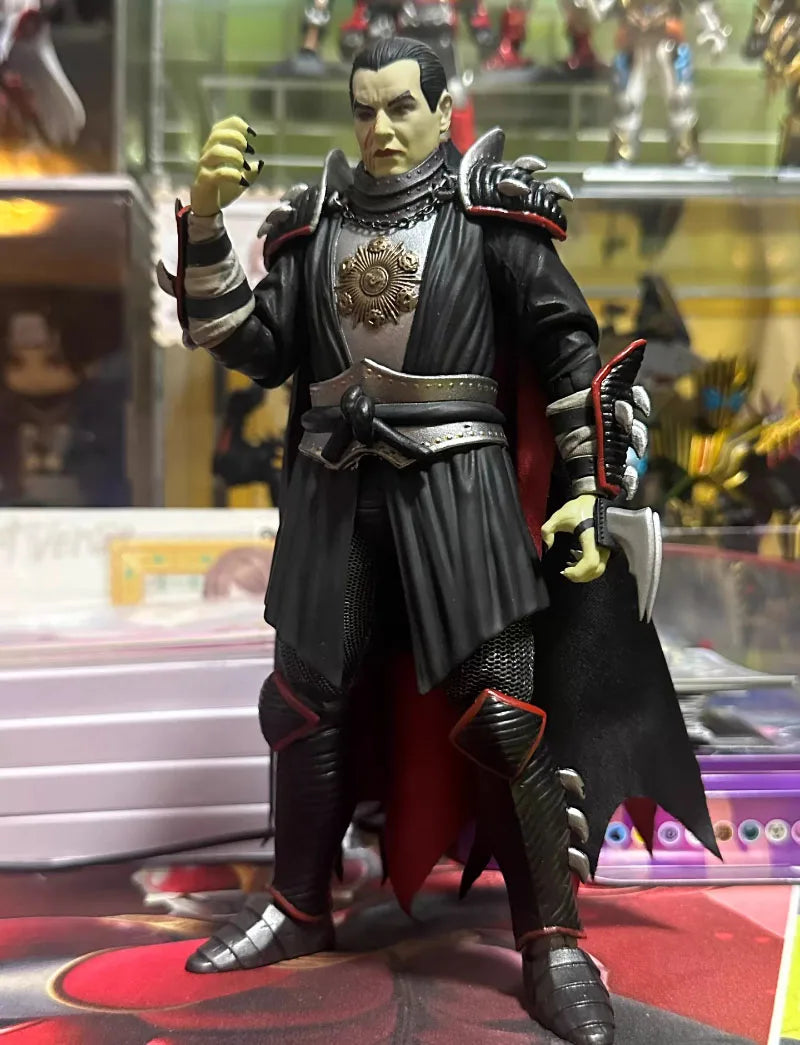 NECA TMNT Universal Monsters Action Figure Teenage Mutant Ninja Turtle Shredder As Dracula Figuras 7-Inch Movable Model Original