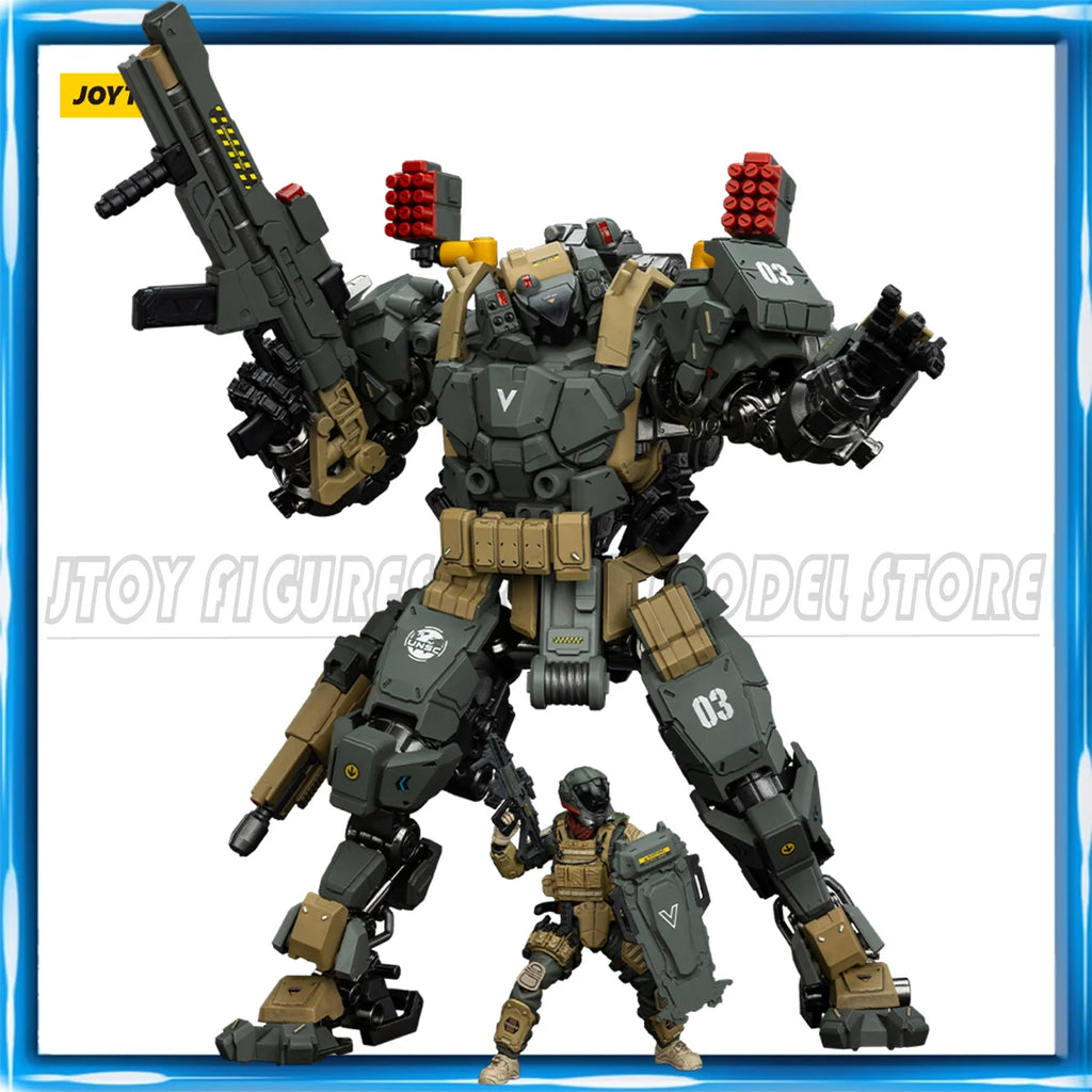 JOYTOY 1/18 Action Figure Mecha Tyrant-03 Tactical Type Anime Figures Toys Model