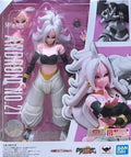 In stock Bandai Shf Dragon Ball Z Android 21 S.h.figuarts Genuine Collectible Action Figure Anime Model Toys Gift