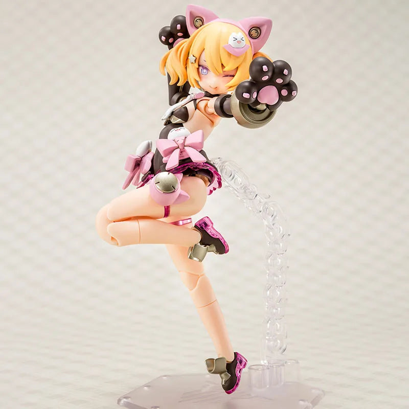 In Stock KOTOBUKIYA Original BOX MEGAMI DEVICE 26.1 PUNI MOFU KURO MAO Action Figure Model Toy Gift for Kid Foam Box Packaging