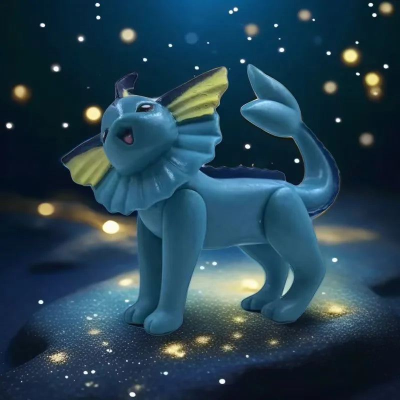 7-8cm Machamp Gengar Zekrom Vaporeon Haunter Charmander Popplio LittenAction Figure Collectible Toys