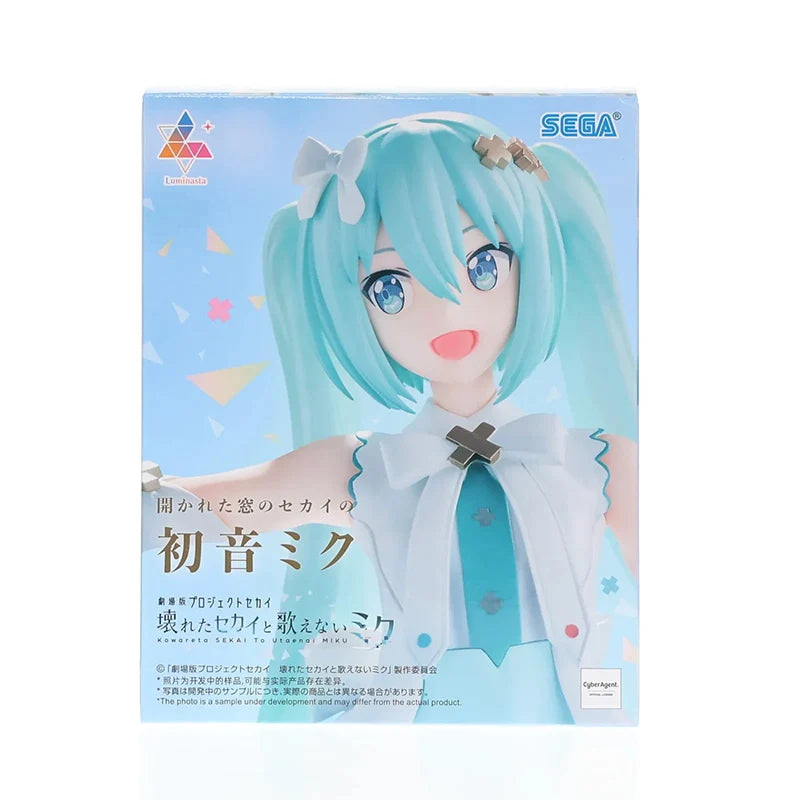 SEGA Luminasta Project Sekai: The World That Has Crumbled And Miku Who Cannot Sing Hatsune Miku PVC 20CM Anime Figure Model Toy