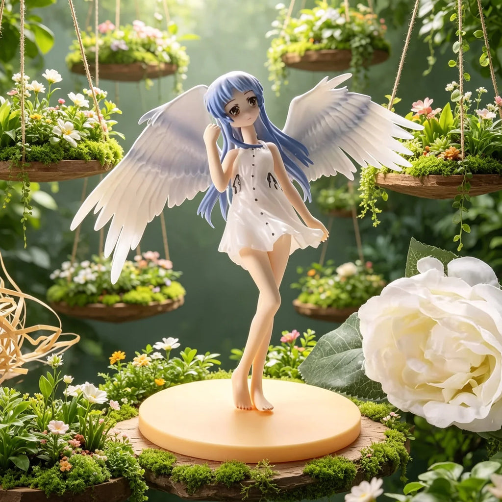 Angel Beats Tachibana Kanade Anime Figure Wing Angel PVC Figurine Desktop Collectible Statue Ornament for Anime Fans