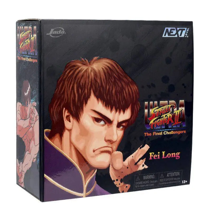 JADA Street Fighter II 6-inch Anime Action Figure Chun Li Fei Long Ryu Ken 1/12 Doll Model Toys Collect Ornaments