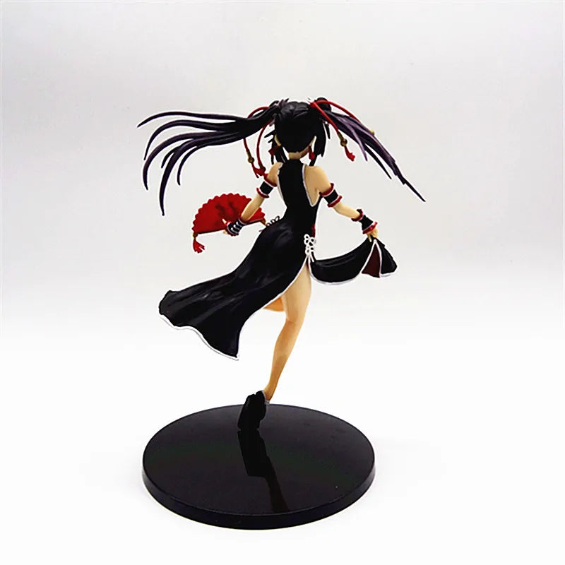 21cm Date A Live - Kurumi Tokisaki In Qipao & Kimono, Standing Pose Anime Figure Model Statue Collection Desktop Decoration Toys