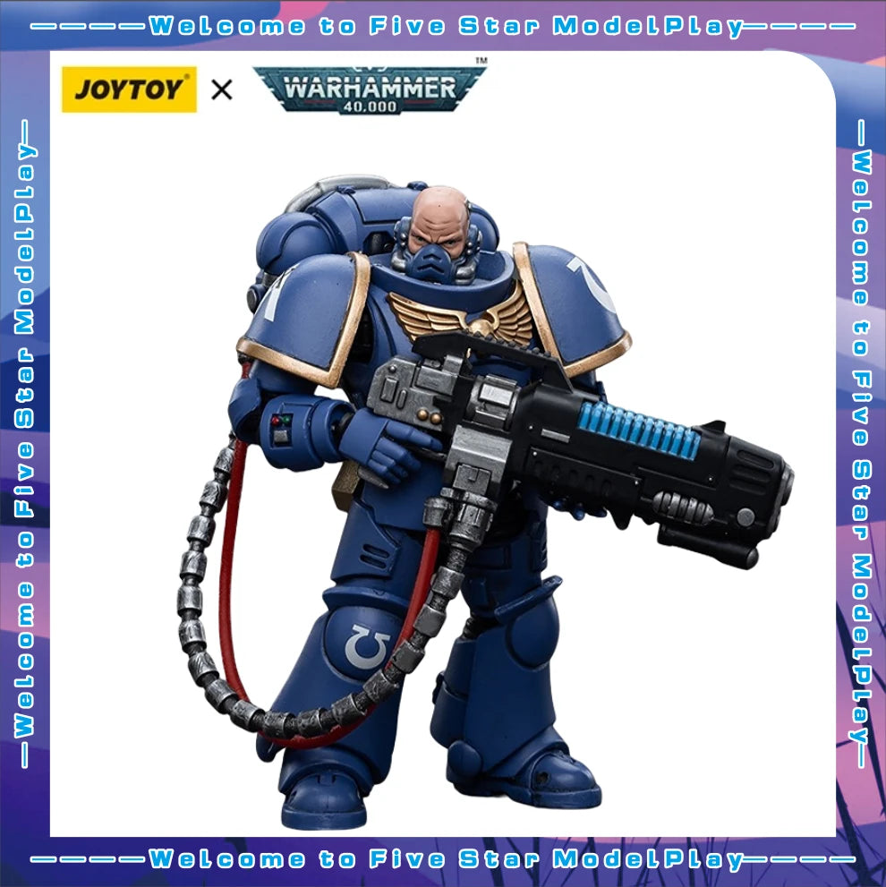 【FS】JOYTOY  Warhammer 40K  Scale 1/18 Action Figures Ultramarines Hellblasters Brother Torsus   Models Toys Gifts