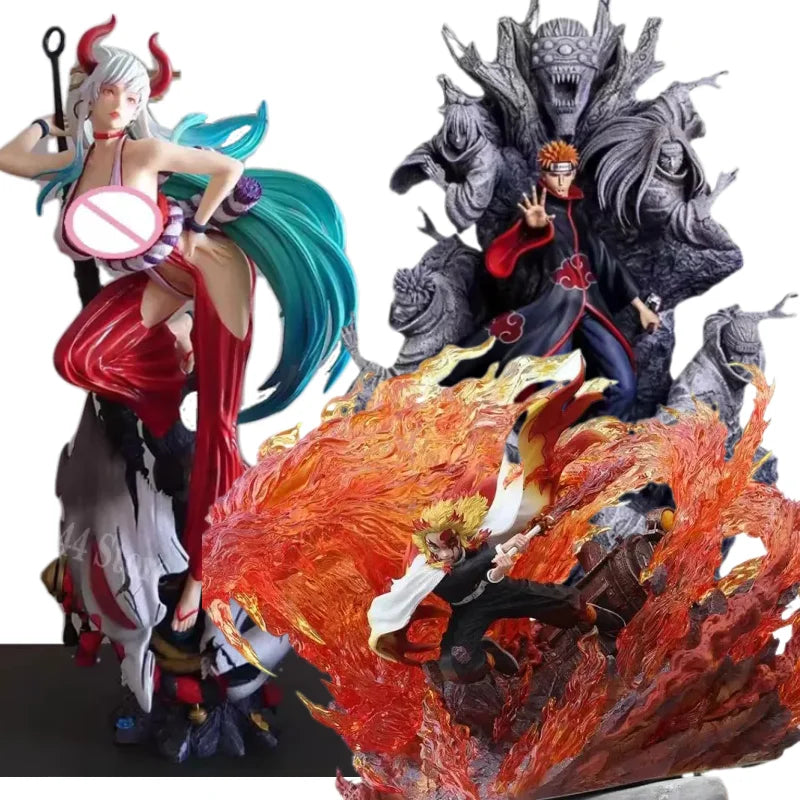 27 cm große Anime-Figur Demon Slayer GK Rengoku Kyoujurou Actionfigur Fantasy PVC Sammlerstück Ornament Modell Kreatives Spielzeug Geschenk