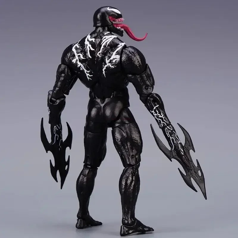 New Marvel Venom Shf Legends 20cm Action Figure Joint Movable Toys Change Face Statue Model Doll Collectible For Toy Gift