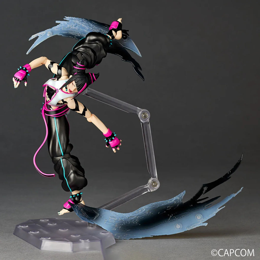 TYCTOYS Originate Kaiyodo Han Juri Movability Model Toys Revoltech AMAZING YAMAGUCHI SF6 Model Action Figure Toys