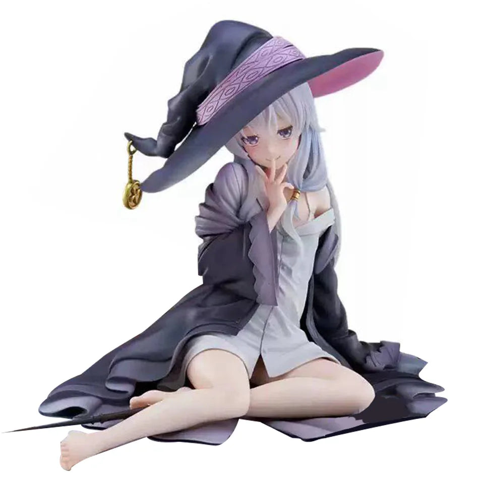Anime Figure Elaina Figure Elaina flying Action Figures Witch Figurine Doll PVC Girl Model Toys Adult Collection Statue Gift19cm
