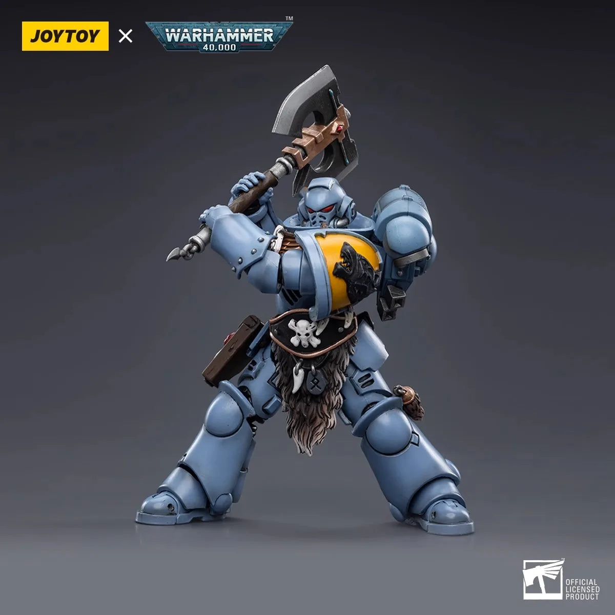 Joytoy Warhammer 1/18 Екшън фигурки Space Wolves Claw Pack Sigyrr Stoneshield Модел играчка момче подаръци 3.75 инча