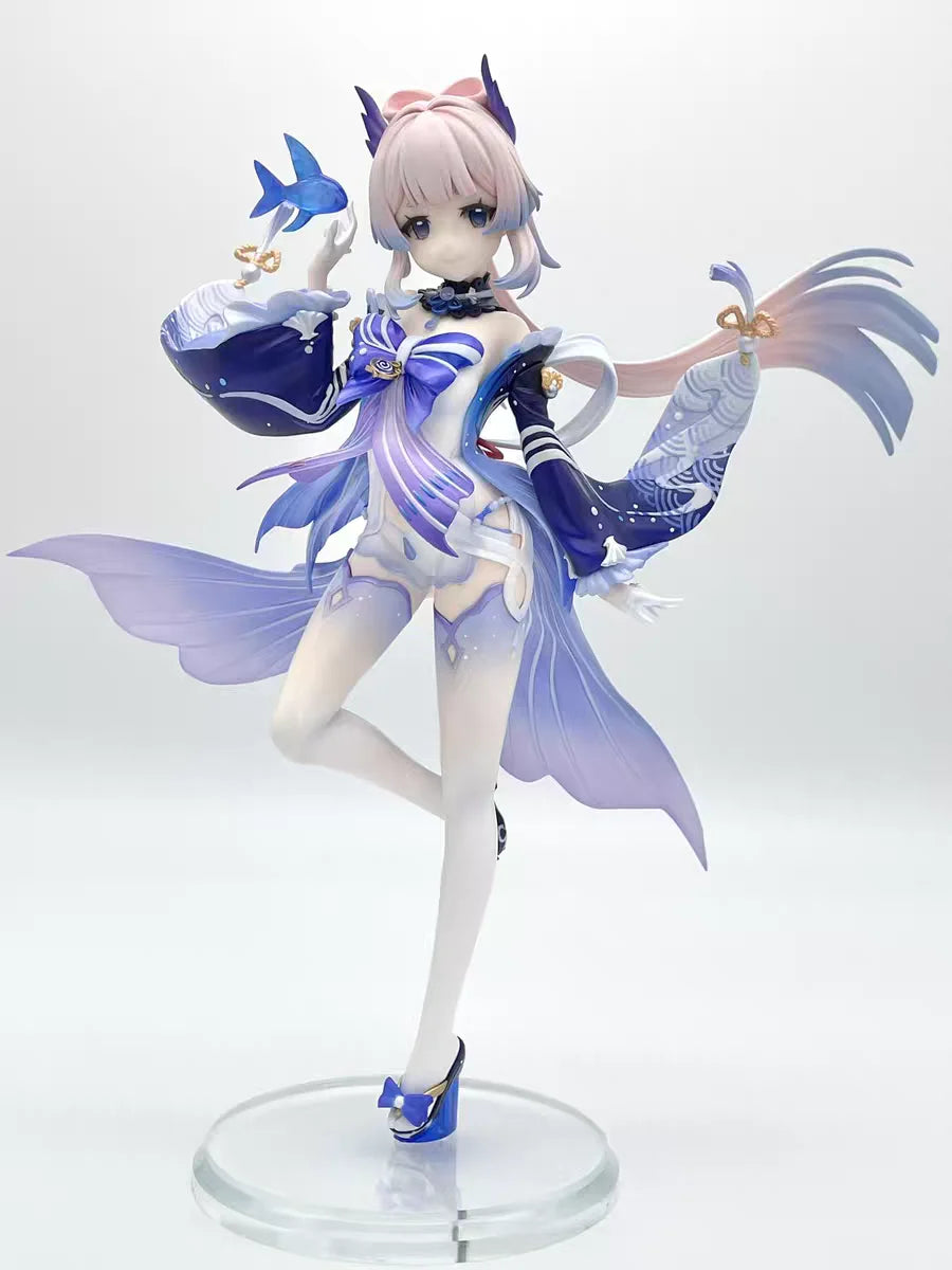 1/8 Anime Sangonomiya Kokomi Genshin Impact Kit kawaii Resin GK DIY White Assembly GK Model Statue Toys doll Collection Gifts
