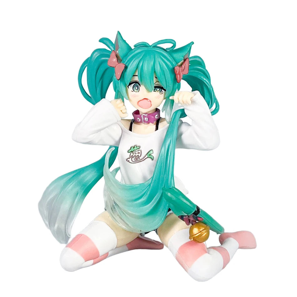 21cm Sexy Girl  Miku Anime Figure Fashion Subclture Miku Action Figure Christmas Gift PVC Collection Model Doll Toys