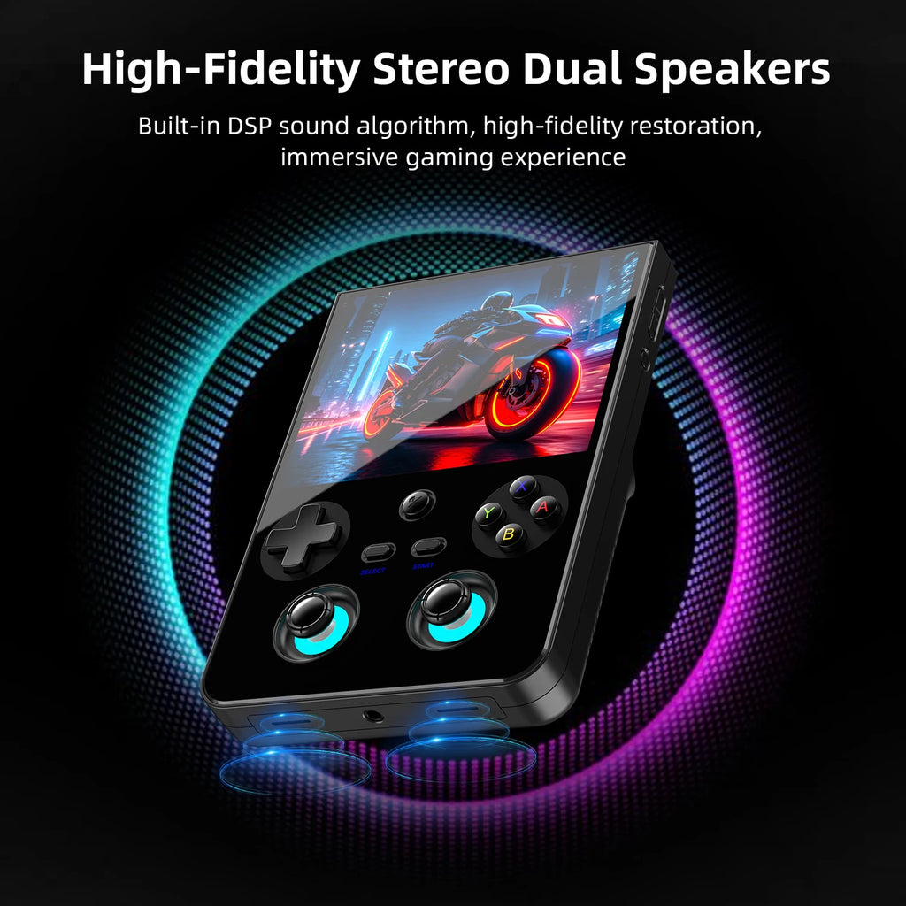 ANBERNIC RG 477V Retro Handheld Game Console 4.7-inch Touchscreen Dimensity 8300 Android 14 WiFi Bluetooth Hall RGB Joystick Ai