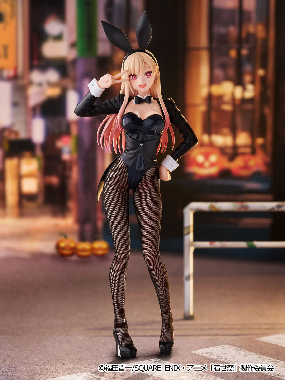 Original Genuine Aniplex+ Prepainted Sono Bisque Doll Wa Koi O Suru 2 Kitagawa Marin Halloween Bunny Ver. H=235mm Anime Figure