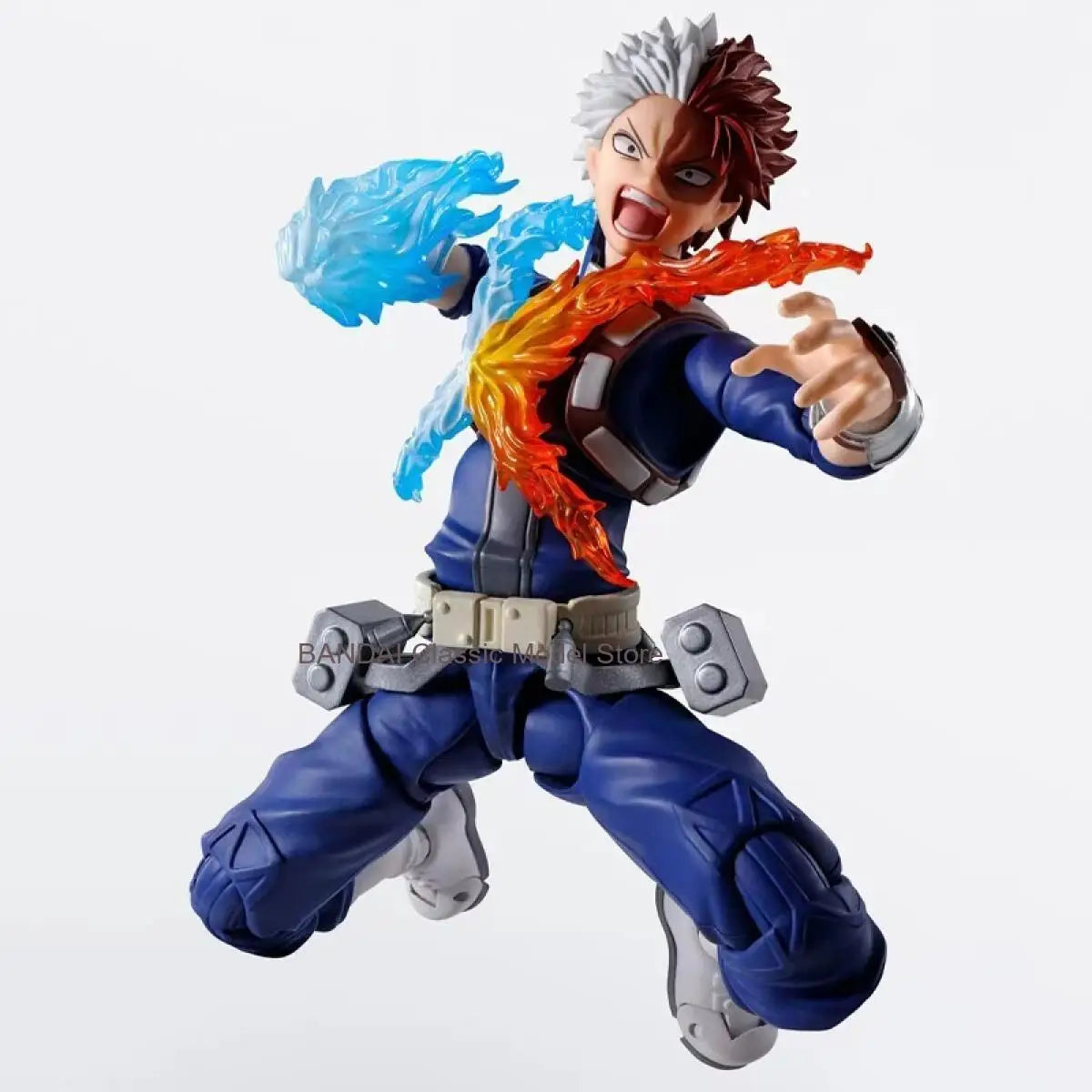 BANDAI S.H.Figuarts My Hero Academia Todoroki Shoto Action Figure - PVC Collectible Model Ornament Doll Toy Gift