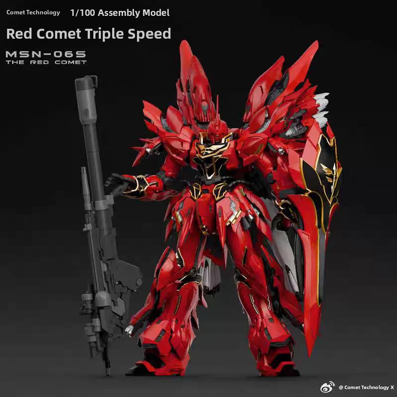Comet Technology /00MG Assembly Model Red Triple New Anzhou Crtsman Art Gk Exterior High Quali Adult Collectible Toy