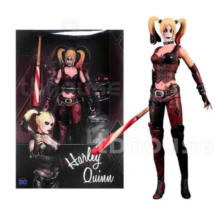 Movie Suicide Squad Harley Quinn Joint mobility Action Figure PVC Model Statue doll Toy Desk Decor Collection Gifts boxed